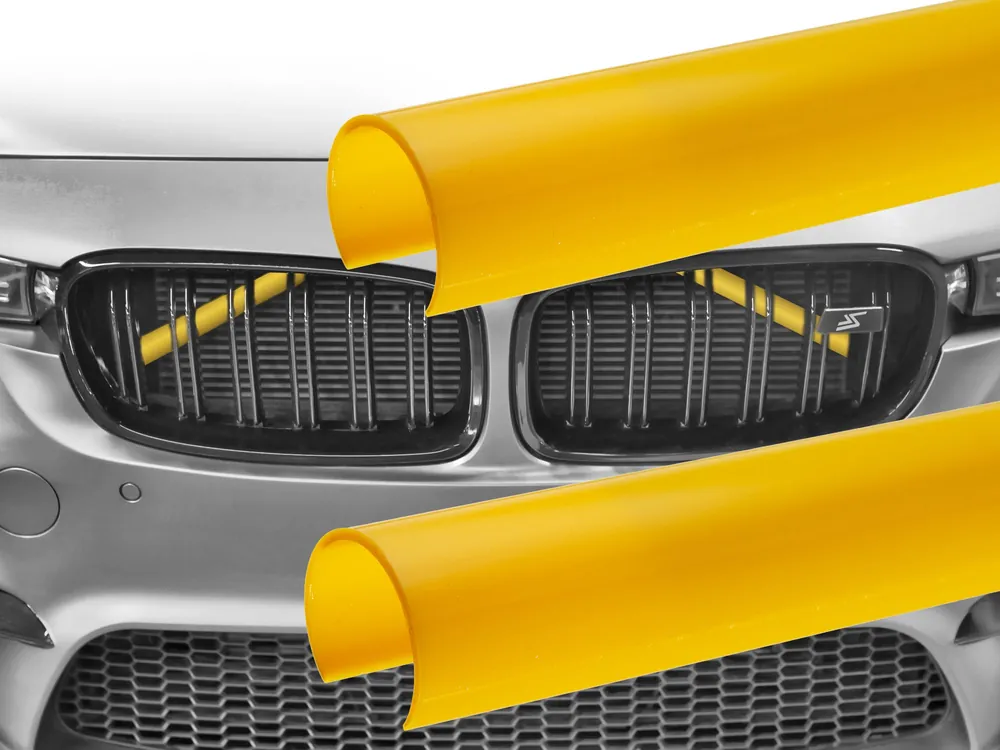 Populär V-Brace Covers BMW 2/5/6/7-Serie, X1, X2 (2008-2023) - Gul