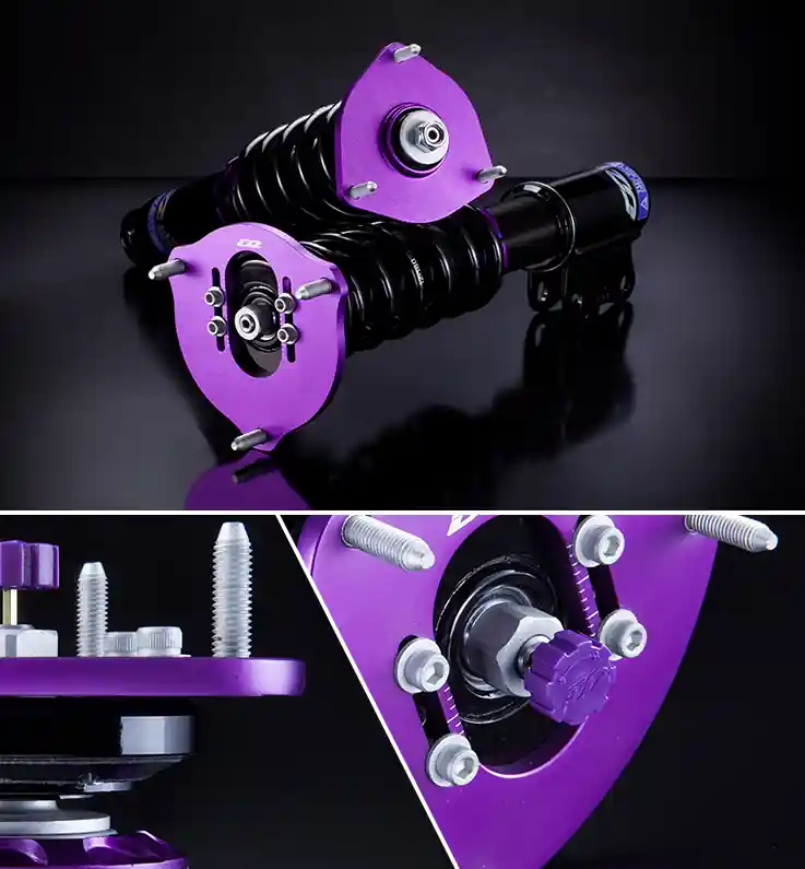 Fri frakt 1. D2 Coilovers Gatkit SUBARU IMPREZA STI GRB/GVB/GRF/GVF 4WD (07~14)