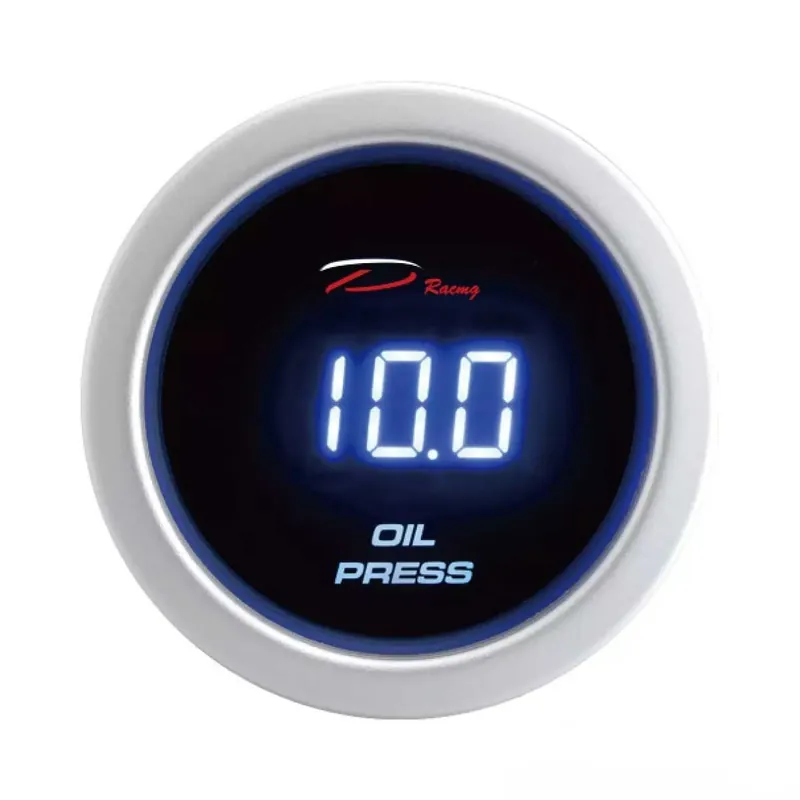 Populärt val Depo Racing Digital Blue LED 52mm - Oljetryck (Elektronisk)
