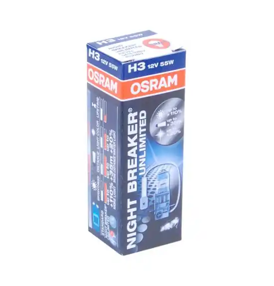 Köp online Osram Halogenlampa H3 Night Breaker Unlimited 1-pack