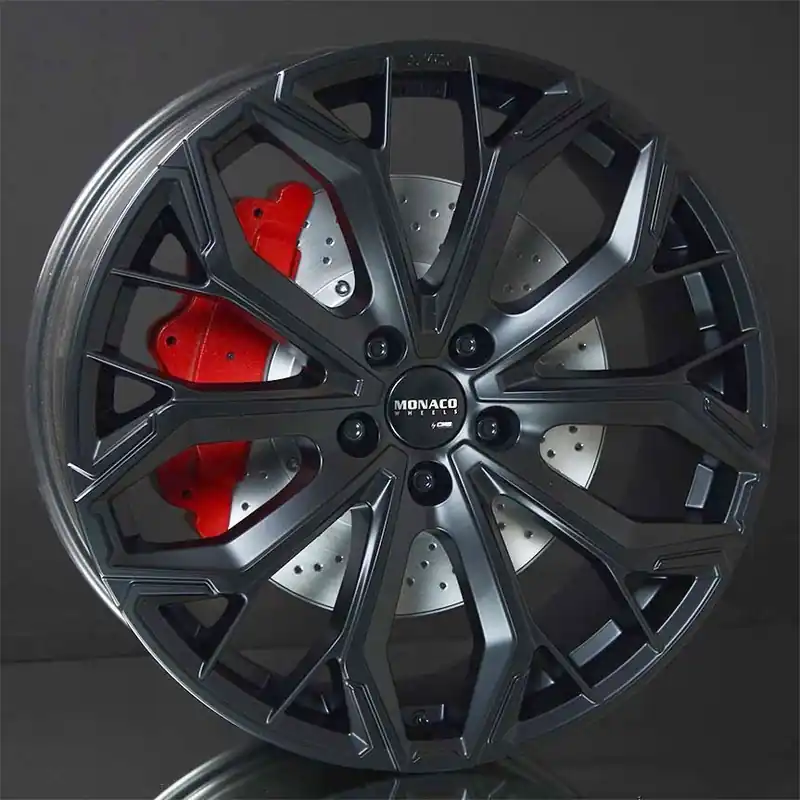 Premium MONACO WHEELS GPC17 DULL BLACK 8,5X20