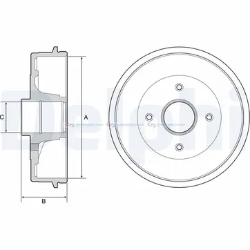 Bromstrumma 51 4 Ø-234mm Rabatter