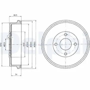 Snabb frakt Bromstrumma 54 4 Ø-269mm