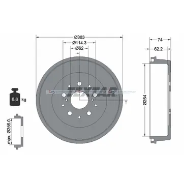 Sista chansen Bromstrumma 5 Ø-303mm