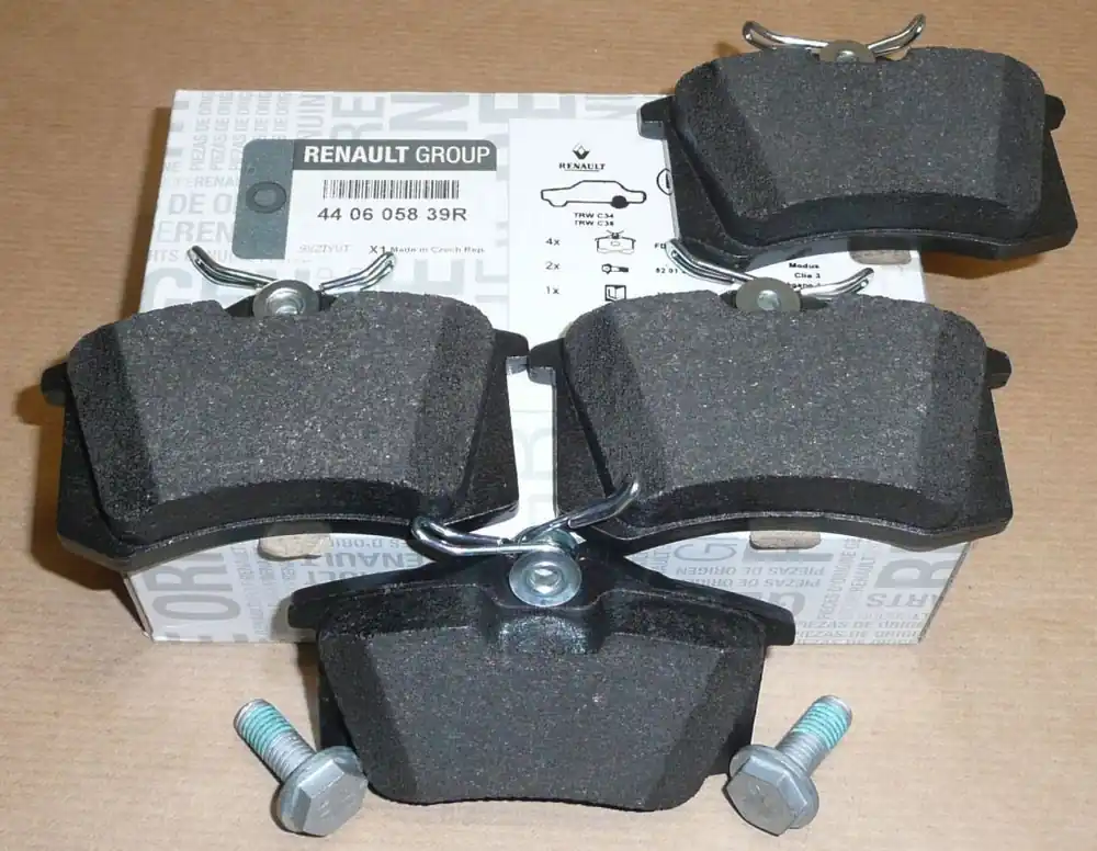 Snabb leverans Bromsbelägg - Citroën C3 Picaso/P207, Renault Clio 4, Bak
